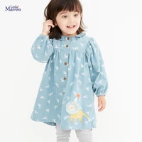 girls dresses european and american childrens clothing autumn new knitted childrens skirts long sleeved girls skirts