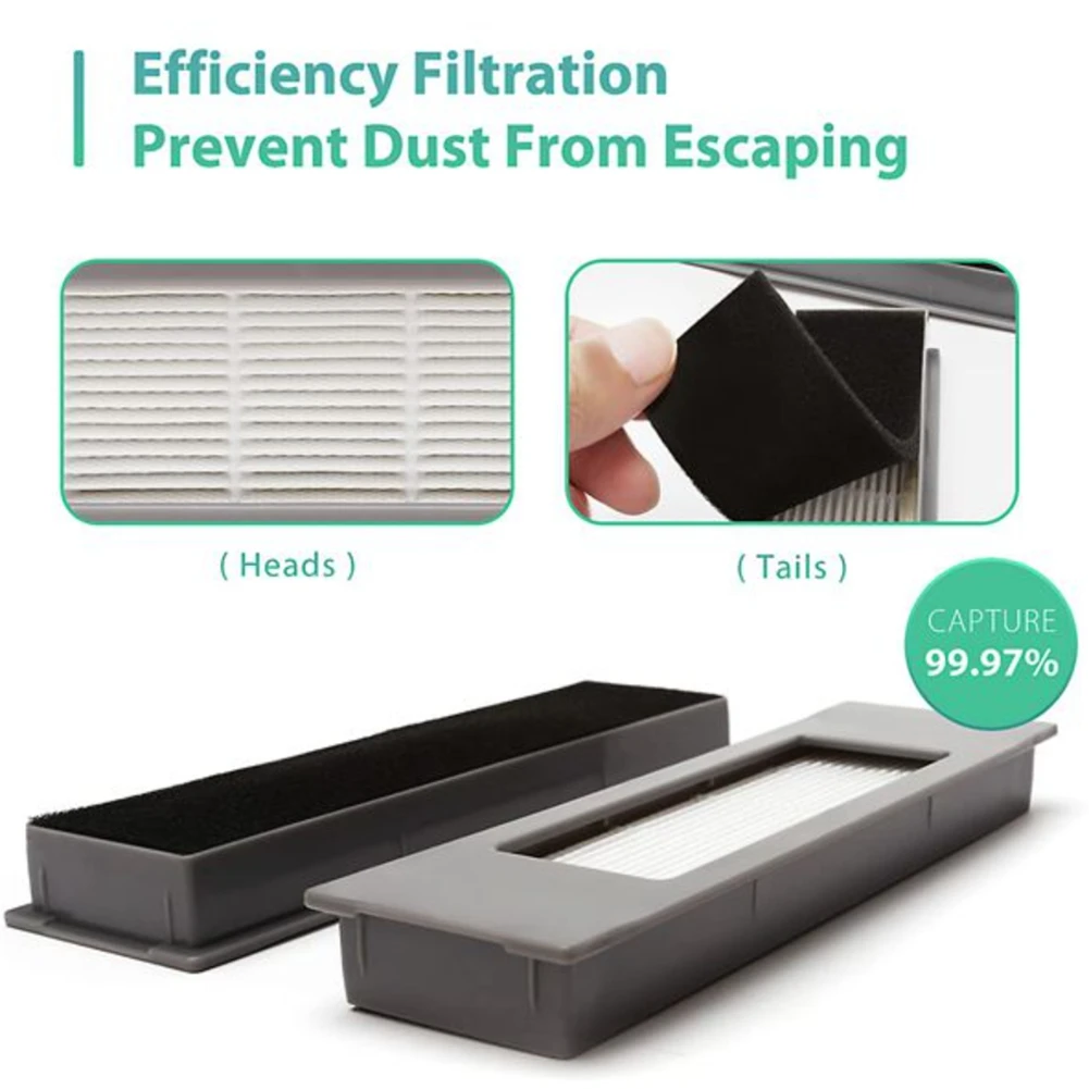 16 шт. комплект аксессуаров для OZMO 920 950 T5 T8 T9 серии робот-пылесос основная боковая