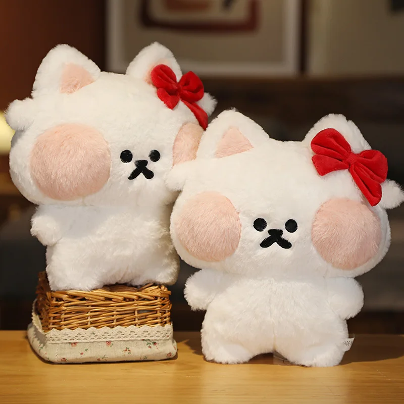 

25cm Korean Style Kawaii Sosoroun Big Face Rabbit Plush Toy Cute Stuffed Animal Bunny Doll Furry Hug Cartoon Doll Birthday Gifts
