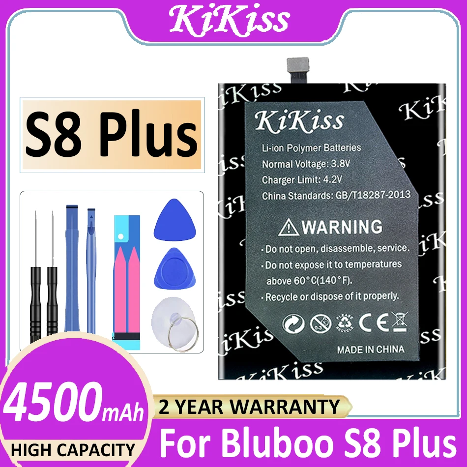 

Оригинальный аккумулятор KiKiss S8Plus 4500 мАч для Bluboo S8 Plus S8 + мобильный телефон Bateria