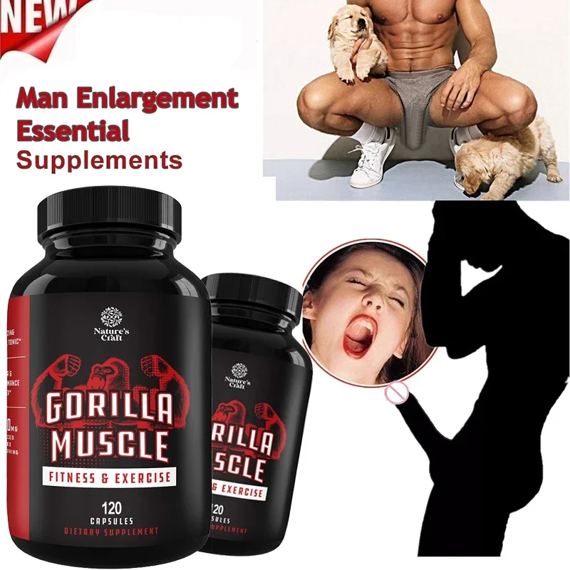 

Male Enhancement Capsules Extra Strength Testosterone Supplement with Horny Goat Maca Tongkat Ali and Saw Palmetto Extracts