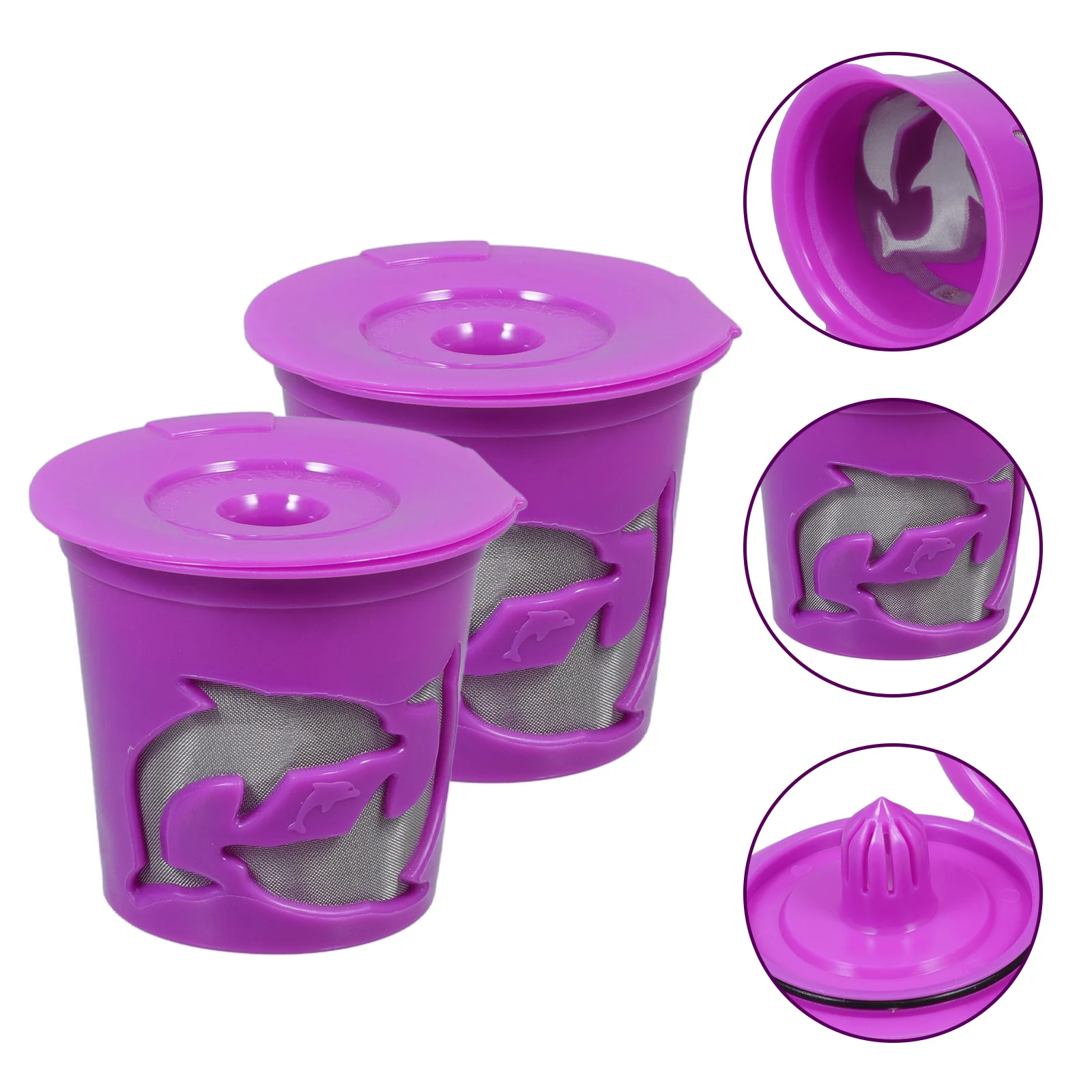 2 шт. капсульная чашка для кофе удобный сливной фильтр бытовой кувшин воды