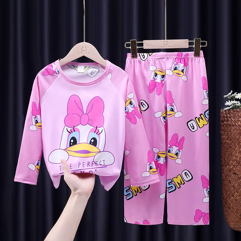 Disney New Boys Pajamas Totoro Kid Infantil Pyjama Girl Sleepwear Toddler Fille Garcon Ensemble Pijama Menino Clothing Set images - 6