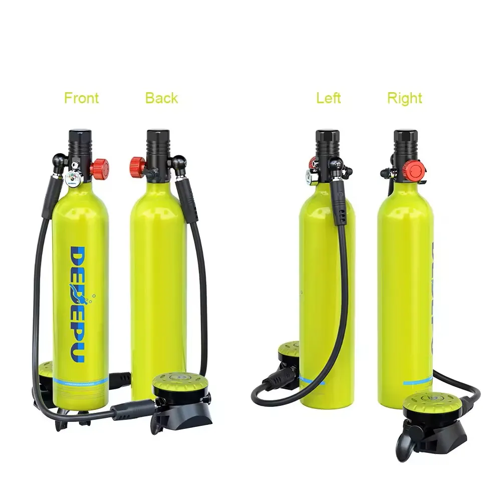 Фото DEDEPU S5000A Комплект резервного резервуара для резервного воздуха и кислорода — мини-система для дайвинга на 20–25 минут, профессиональный комплект оборудования для дайвинга №5