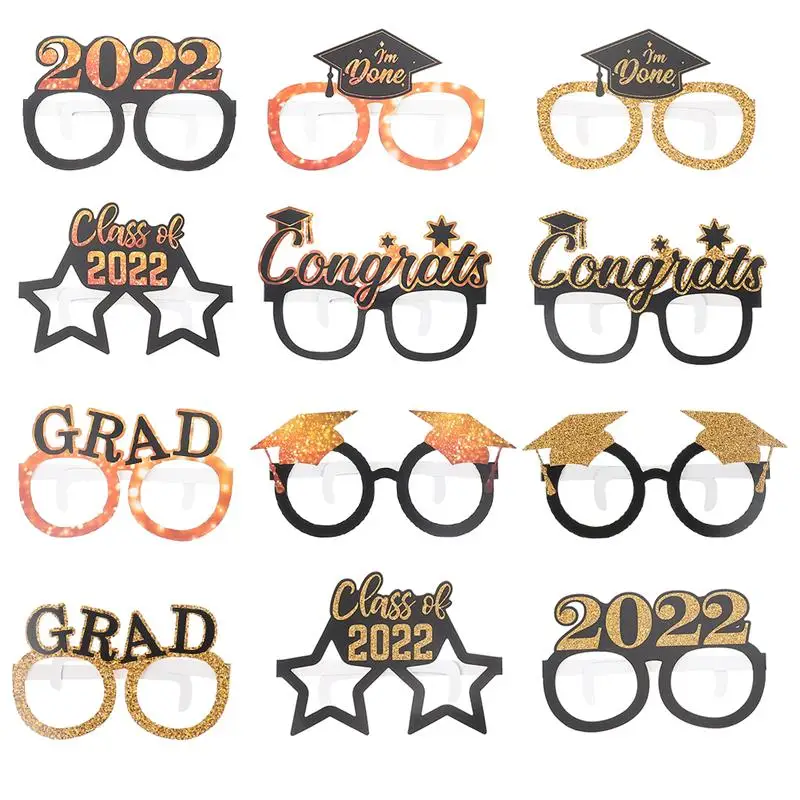 

12pcs Graduation Glasses Party Eyeglasses Funny Graduation Party Decoration