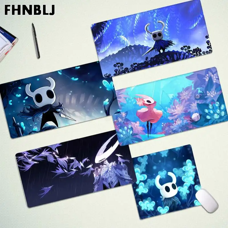 

FHNBLJ Hollow Knight Top Quality Durable Rubber Mouse Mat Pad Size For Large Edge Locking Speed Version Game Keyboard Pad