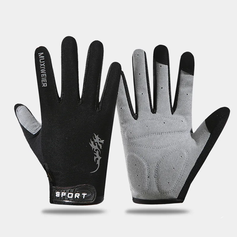 

Велосипедные перчатки для мужчин и женщин, уличные спортивные амортизирующие перчатки с пальцами для сенсорных экранов для горного велосипеда