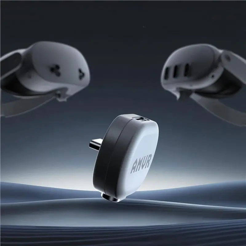 Фото Магнитный зарядный кабель AMVR, совместимый с Meta/3S/Pro/Pico4 — порт питания USB-C 3.0, аксессуары для VR PCVR №4