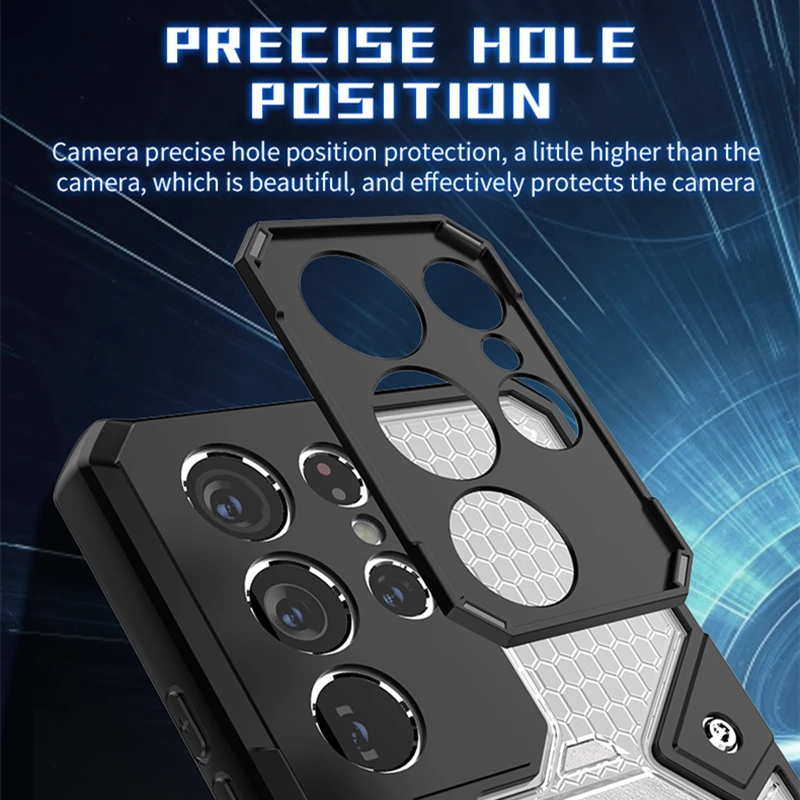 Magnetic Armor Case For Samsung S22 Ultra S21 Ultra Note 20 Ultra  A72 A71 A52 A42 A20S A12 M31 M51 Camera Lens Protection Cover