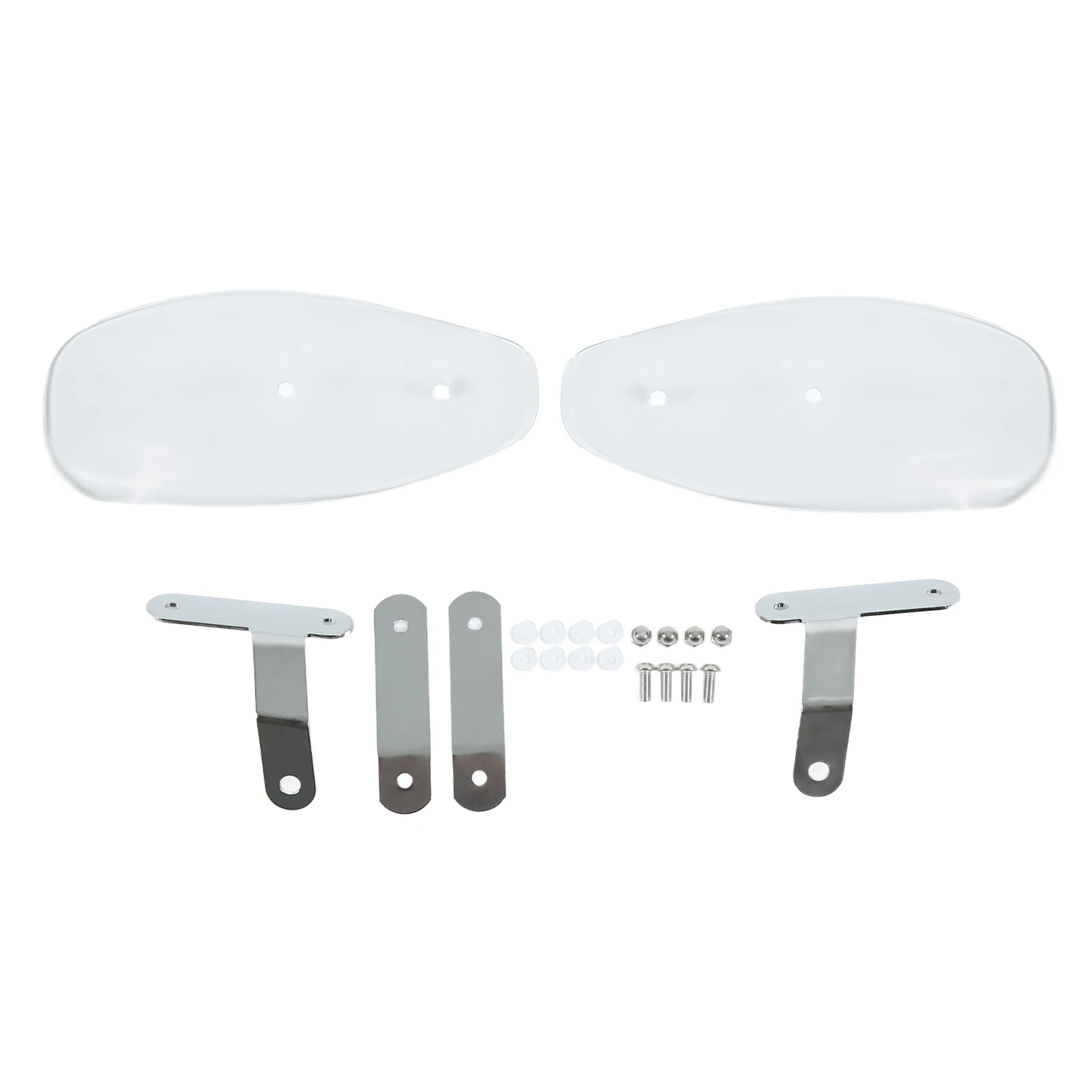 

Motorcycle Handlebar Guard Transparent Wind Cold Protector Aerodynamic Deflector Universal