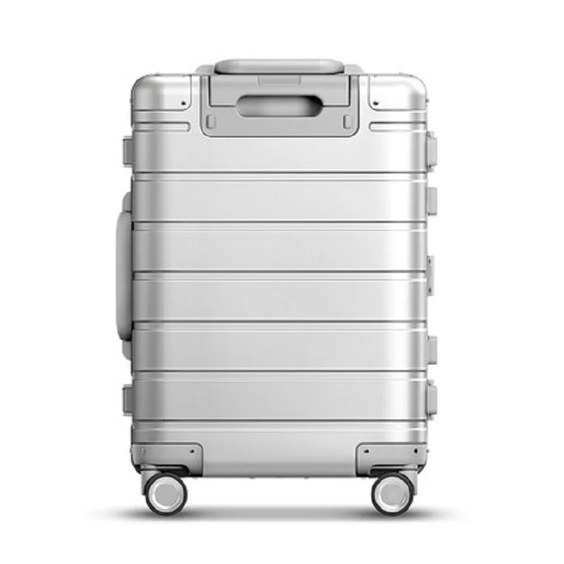 

100% aluminum-magnesium XM 90 Rolling Luggage 20 inch boarding Spinner Luxury Brand High quality high gradeTravel Suitcase