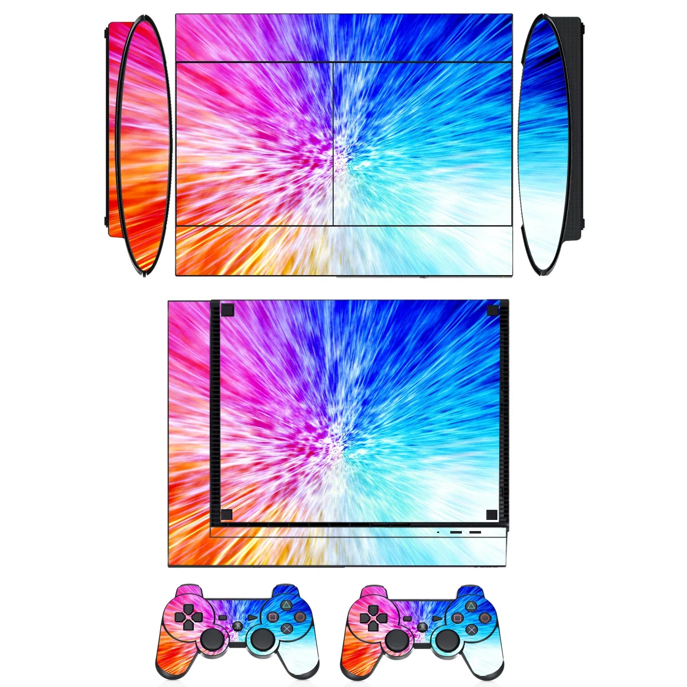 Виниловая наклейка для Sony PS3 Super Slim и 2 наклейки на контроллер