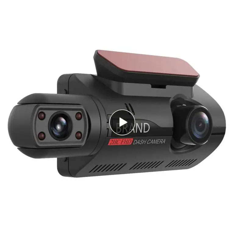 

1080p Video Recorder Front And Inside Camera Car Dvr Dash Cam Cycle Recording Driving Recorder Dual Lens Car Accessories