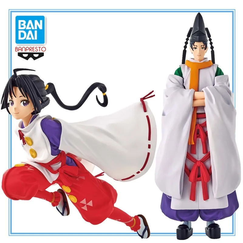 Фото В наличии оригинальная коллекционная фигурка Banpresto Yorishige Suwa & Tokiyuki Hojo (The Elusive Samurai) из аниме, модель для коллекционирования, игрушка, подарок №1
