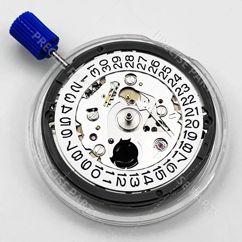 Белый одиночный календарь 24 камня NH35A высокоточный сменный механизм