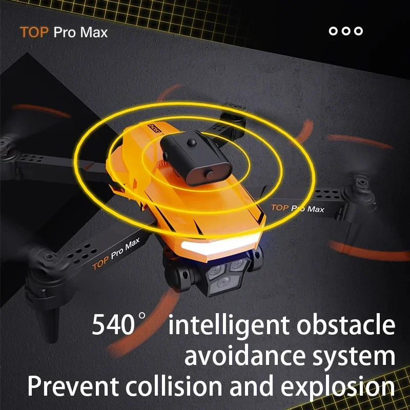 Беспщеточный GPS-Квадрокоптер P18 с тройной камерой 8K HD оптическим потоком