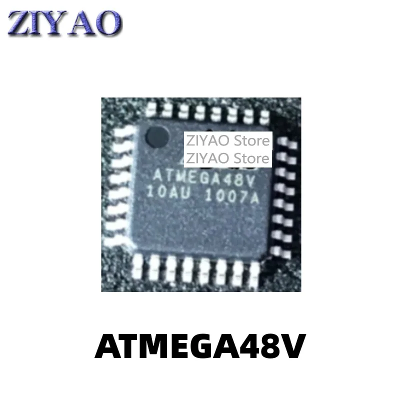 Микроконтроллер SMD ATMEGA48V, флэш-микроконтроллер QFP32, микроконтроллер микроконтроллера, 1 шт.