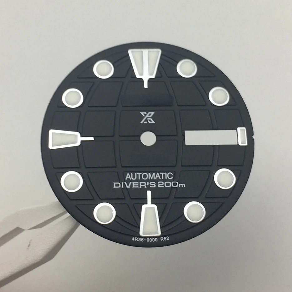 

S 28.5mm Watch Dial Dial Replacement Refitted New Dial Luminous Lettering Suitable for NH36 Movement