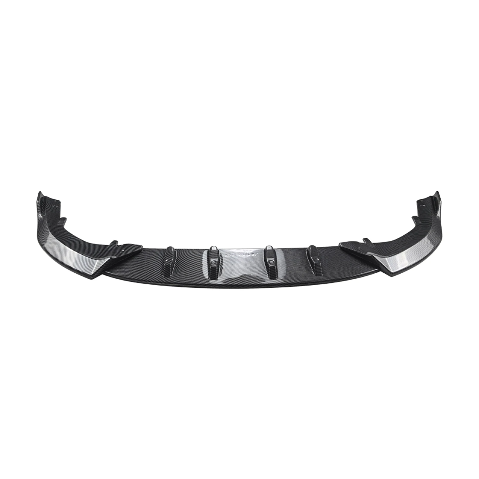 Фото Для BMW 6 серии GT G32 LCI M Sport 2021-2026: Передний бампер, спойлер-накладка, глянцевый черный/под карбон, нижний сплиттер-дефлектор №2