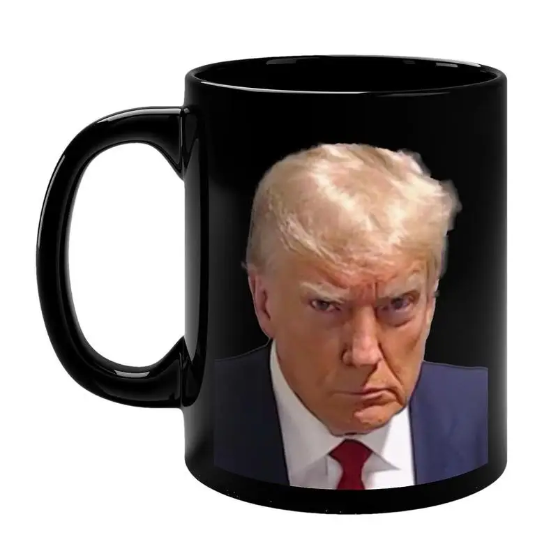 

Trump Mugshot Mug Novelty Coffee Mug Ceramic Tea Cup Printed Picture Cup Drinkware Gifts Fade Resistant United States Seal Mug