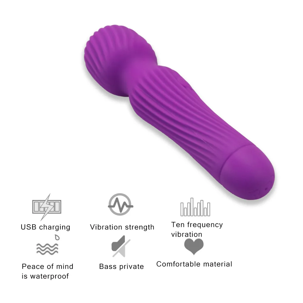 Powerful Clitoris Vibrators USB Recharge Dildo AV Vibrator Massager Sexual Wellness Erotic Sex Toys for Women Adult Products |