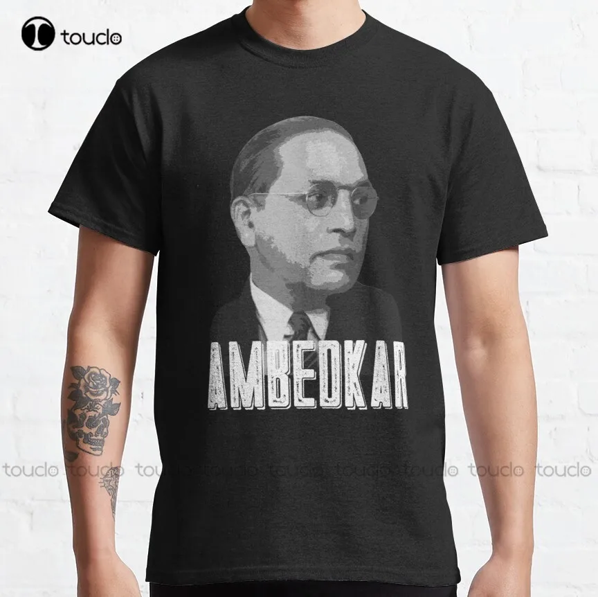 

Классическая футболка Ambedkar, модная необычная забавная футболка в стиле Харадзюку в стиле ретро