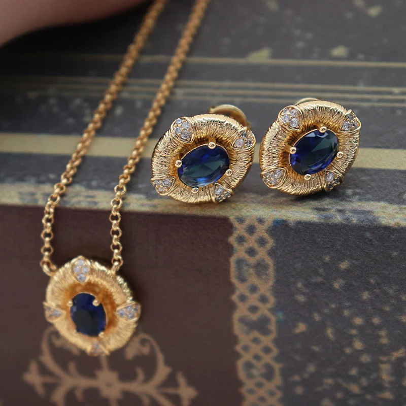 Высококачественное ожерелье ручной работы в стиле ретро с французским вырезом