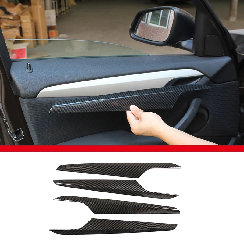 

Для Bmw X1 E84 2011 -2015 Abs углеродное волокно Автомобильная внутренняя дверная ручка поручни панель Крышка отделка полоса украшение стикер 4 шт./s