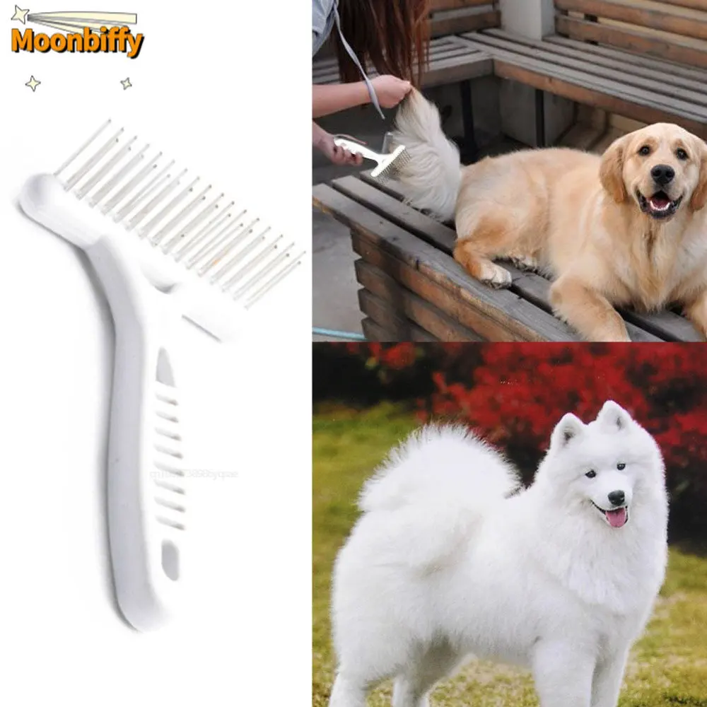 

Rake Comb for Dogs Brush Short Long Hair Fur Shedding Remove Cat Dog Brush Grooming Tools Pet Dog Supplies Hair Remover Combs