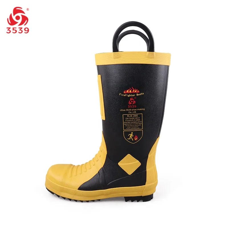 

3539 ASTM EN 15090 / 20344 Firefighting Equipment Forestry Fire Fighting Boots Fire Fighter Suit Boots