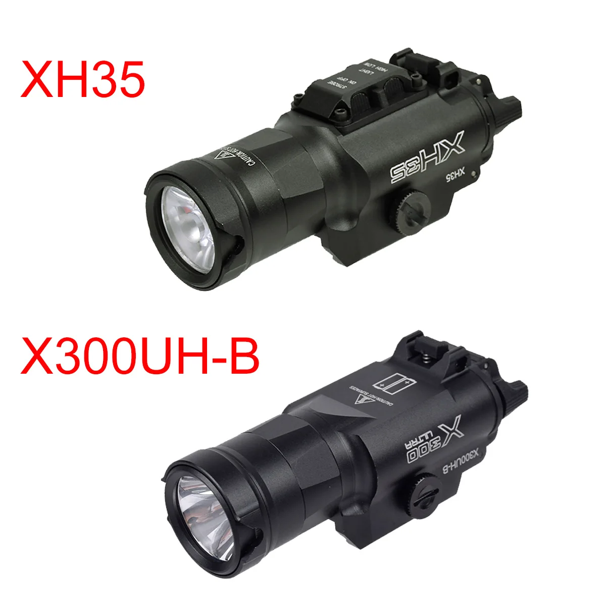 

Metal Weapon Gun Light X300 Ultra Upgrade XH35 X300UH-B Scout Flashlight 20mm Rail Mounted For Pistol Glock 17 LED Torch