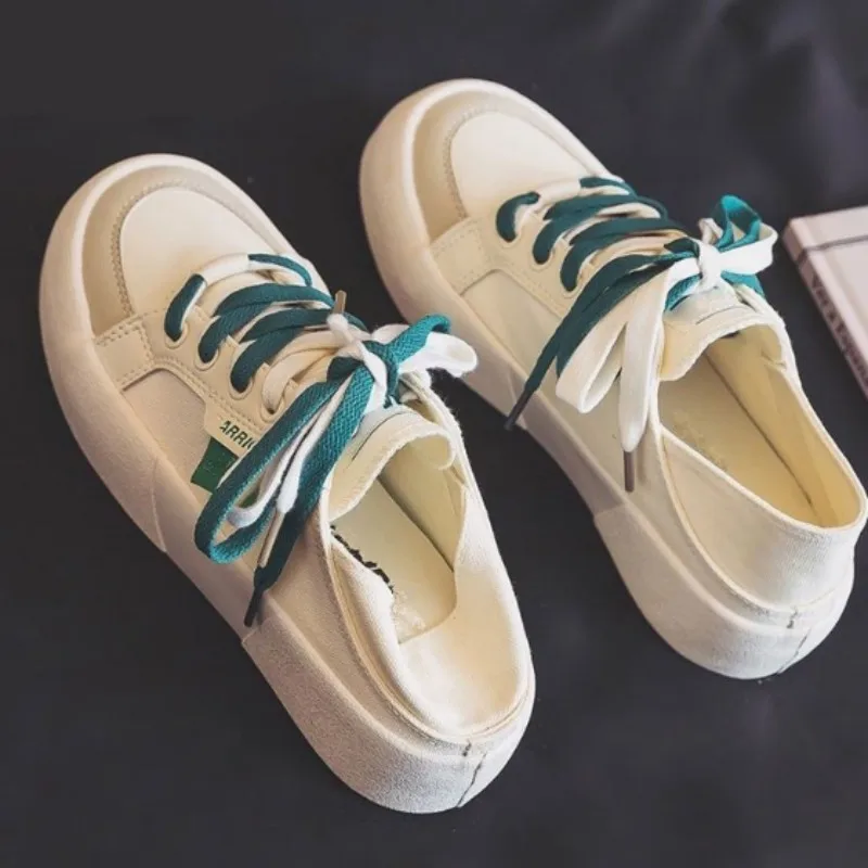 

Fashion Platform Lace Up Shoes Women Walking Casual Sports Shoes 2023 New Autumn Running Round Toe Dress Hiking Mujer Zapatillas