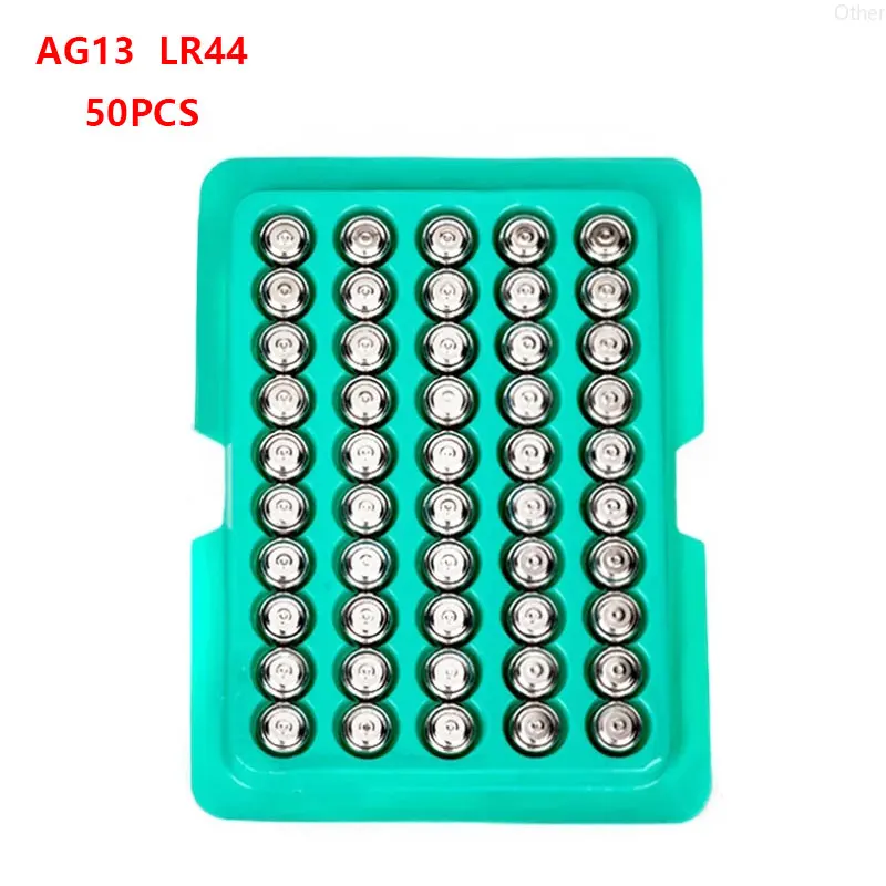 

LR44 AG13 50PCS High Quality Original Alkaline Button Batteries 357 357A A76 GPA76 Cell Coin Battery AG 13 1.5V for Watch Toy