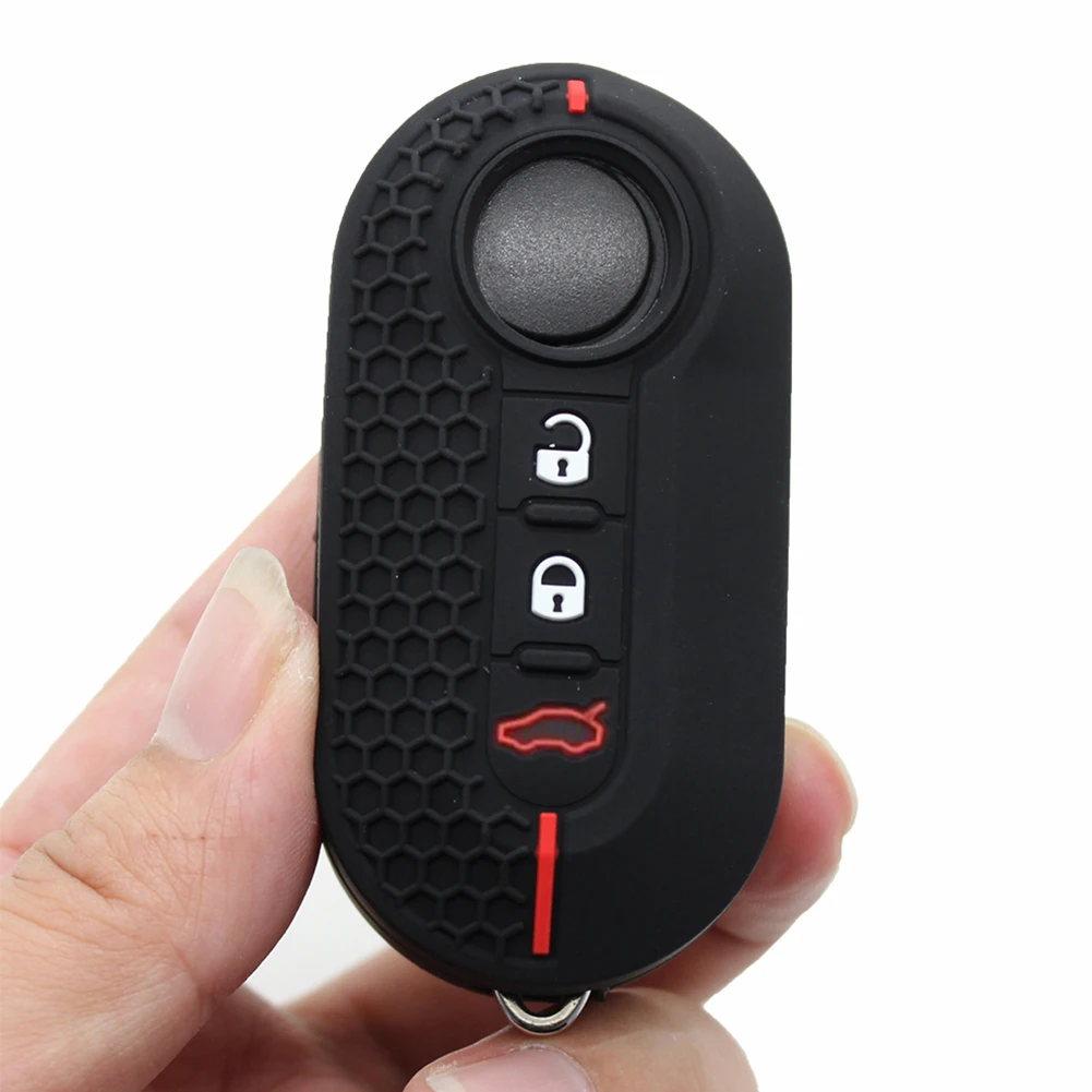Силиконовый чехол для ключа с дистанционным управлением для Fiat Dot Palio привлекательная панда Lancia Musa Grande Punto 500 500L Ducato, чехол для автомобильного ключа