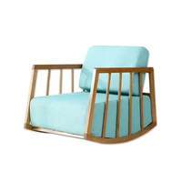 modern minimalist design relax wood rocking chair