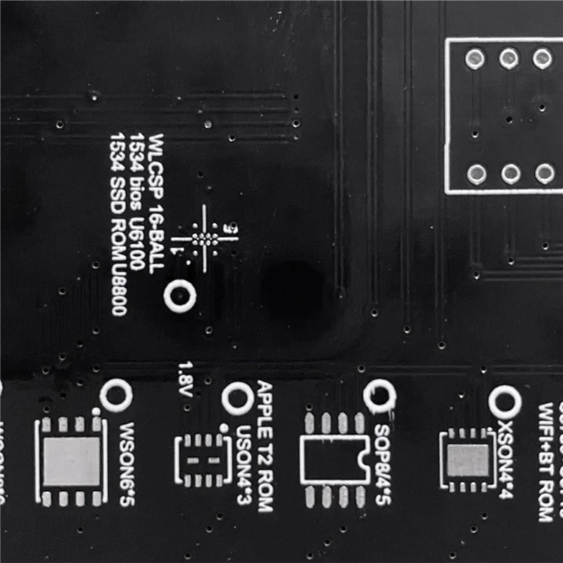 Фото 3X T2 чип для чтения и записи биоса разъем для Air T2 SSD Rom Typec Rom держатель-новый №1