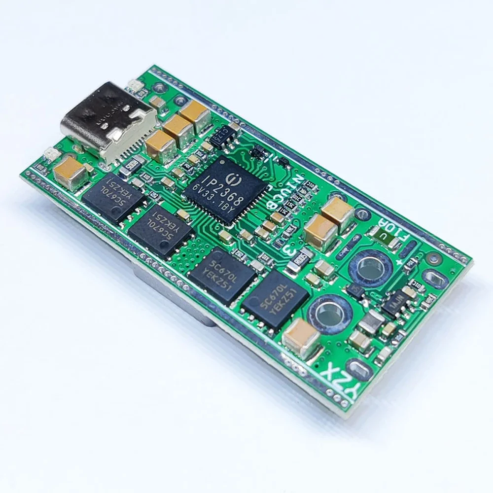 Фото Модуль быстрой зарядки IP2368 100W с двунаправленной поддержкой PD 3.0, плата быстрой зарядки с функцией повышения/понижения напряжения для 4S литиевых аккумуляторов, разъем XT60 на Type-C USB №4