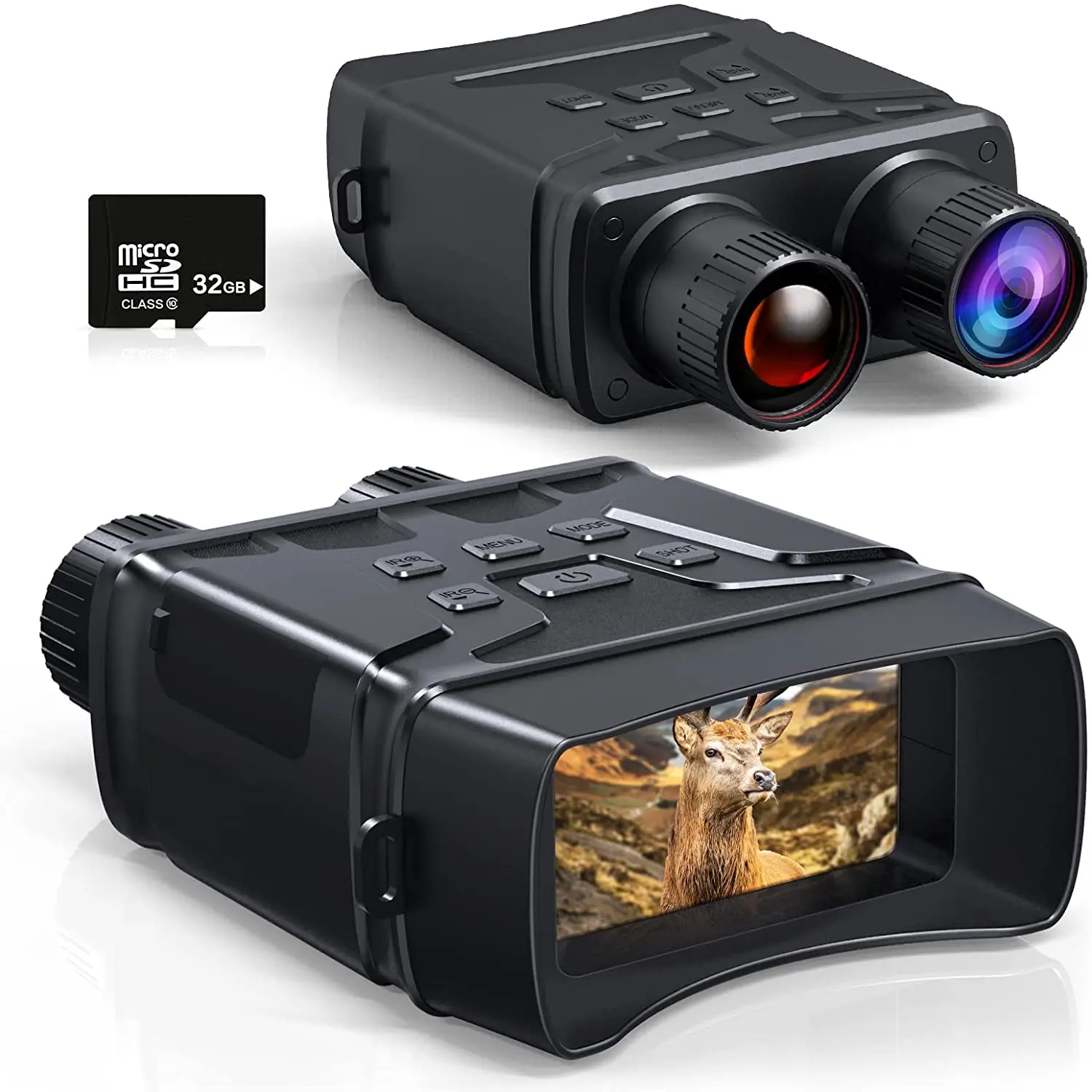 

R6 HD Binocular Infrared Digital Night Vision Device Zoom 5x Telecope With Video Recording Camera Day And Night Dual Use 300M