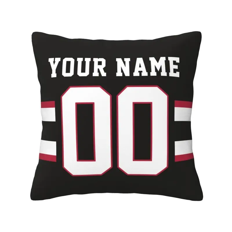 Индивидуализированная наволочка с именем и номером Атланты Футбольные Подарки