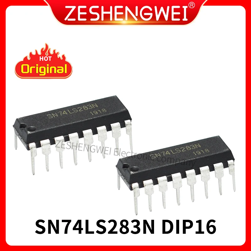 

5PCS/LOT NEW SN74LS283N 74LS283 DIP-16 4-bit Binary Full Adder In Stock