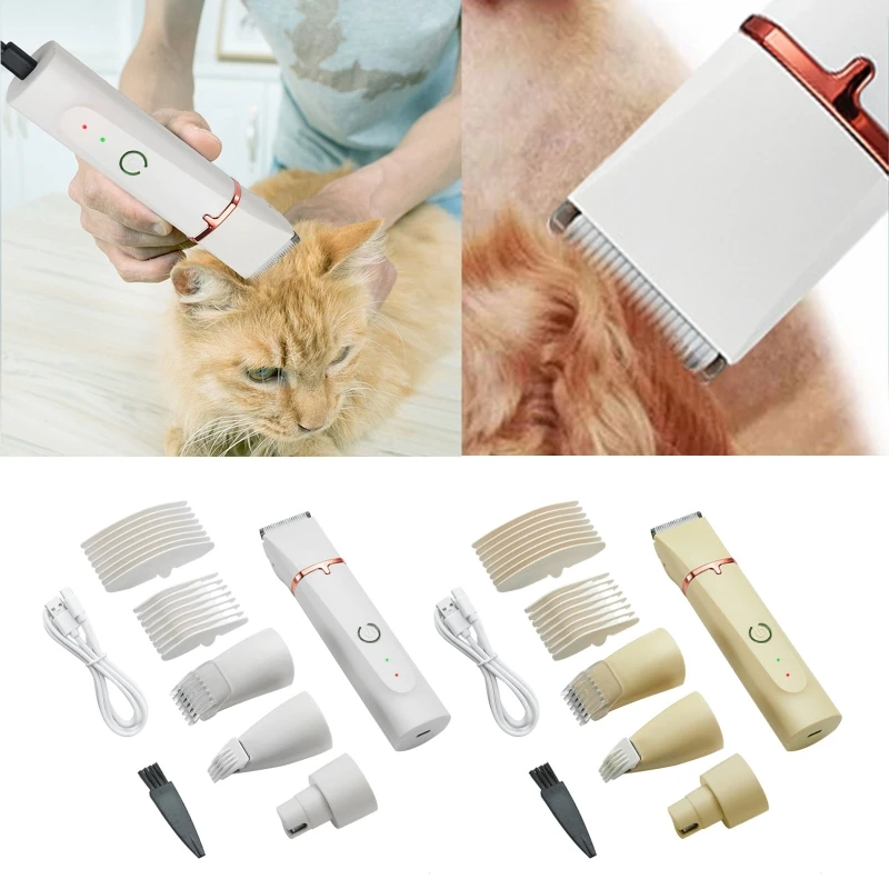 

4 в 1 профессиональный электрический триммер для домашних животных, машинка для стрижки когтей собак и кошек, машинка для стрижки волос, трим...