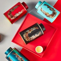portable round home party kitchen gadget organizer cans tea storage container storage jars tea box tea can gift box