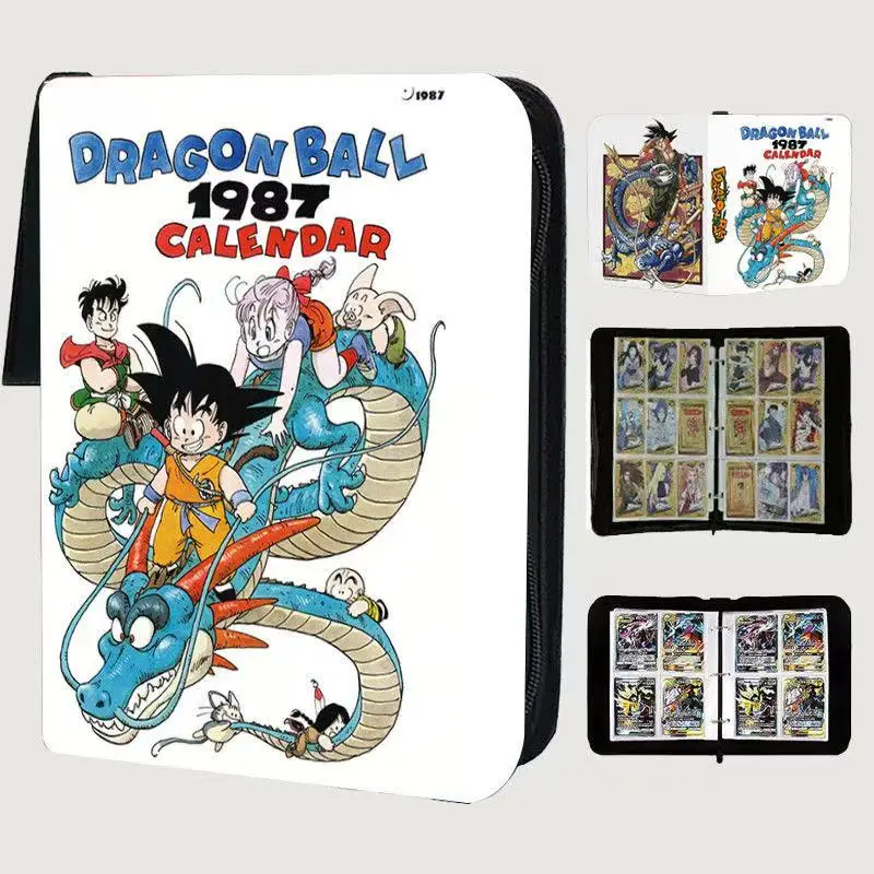 Фото 900 шт., папка для книг Dragon Ball Freeza, папка для книг на молнии, аниме Son Goku Vegeta, коллекция карт на молнии из искусственной кожи, альбом, игрушка в подарок №3