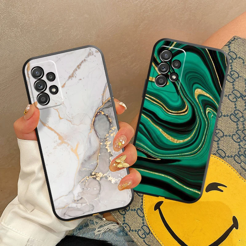 

2022 Marble Pretty Phone Cases For Samsung S20 FE S20 Lite S8 Plus S9 Plus S10 S10E S10 Lite M11 M12 Carcasa Back Cover