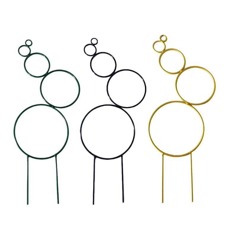 

Garden Trellis for Climbing Plant Iron Pot Trellis Round Shape Wire Indoor Houseplant Home Plant Tool for Plant Lover