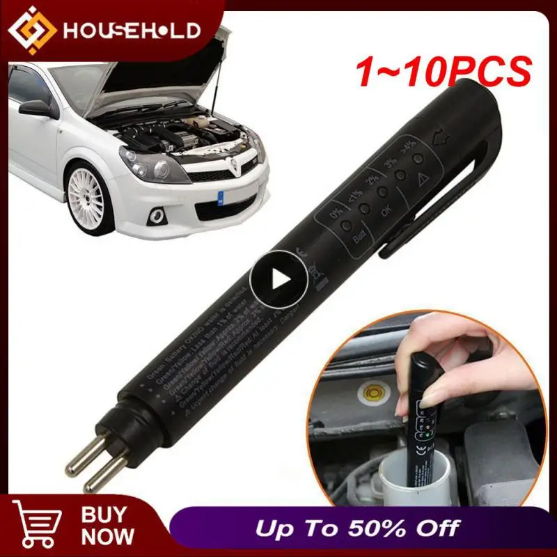 

1~10PCS Brake Oil Testing Pen Car Brake Fluid Tester Battery Powered Auto Brake Oil Testing Device auto brake oil tester