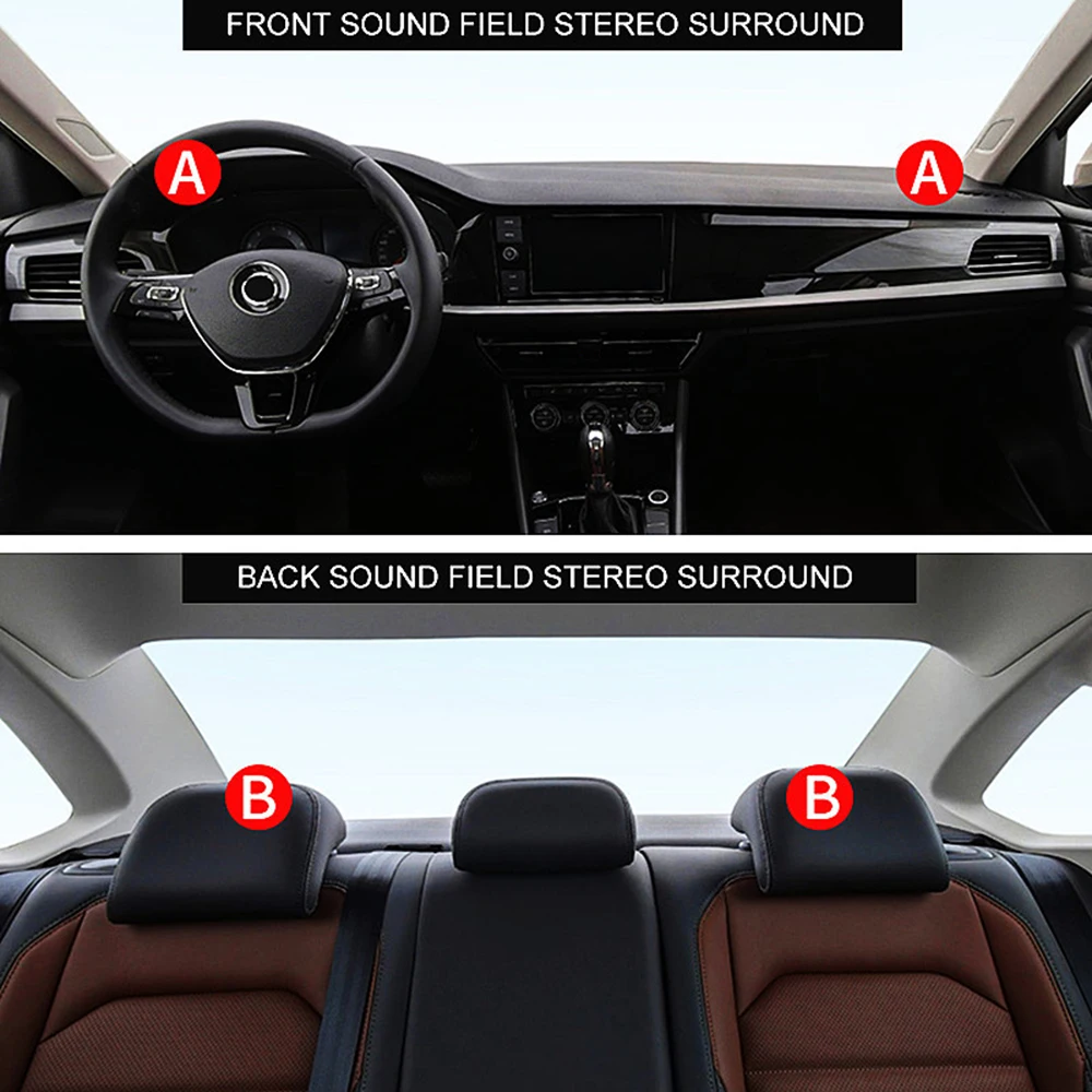 Универсальные автомобильные динамики высокой мощности высокоэффективные