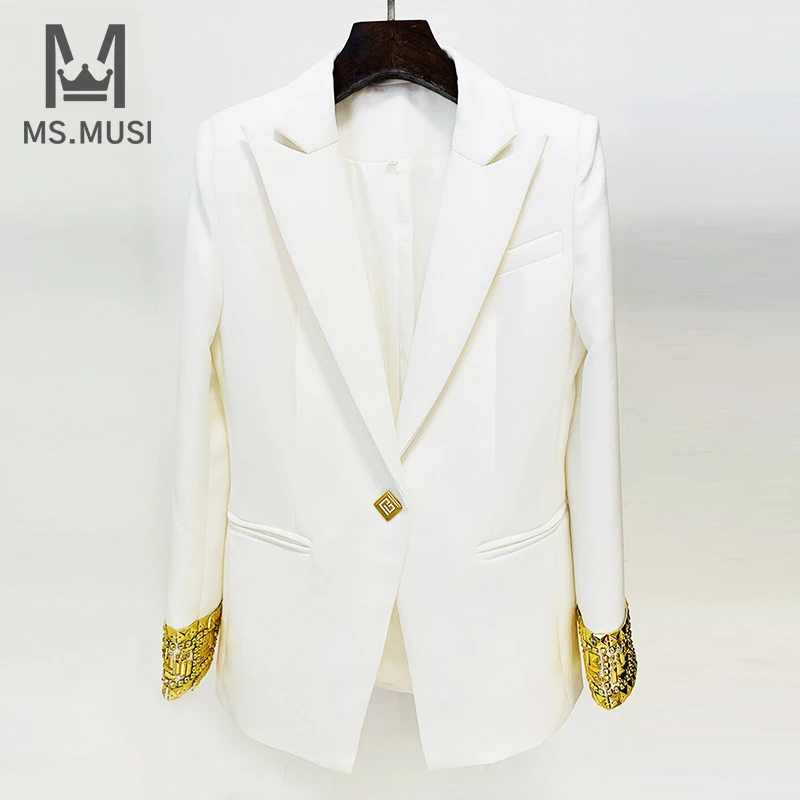 MSMUSI 2024 новое модное женское сексуальное мини-платье с отложным воротником и