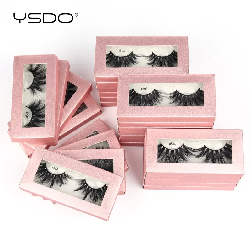 

NEW2023 25mm mink lashes Wholesale Dramatic Long 25mm mink eyelashes Fluffy 3D Mink False eyelashes Makeup Volume Fake Lashes bu