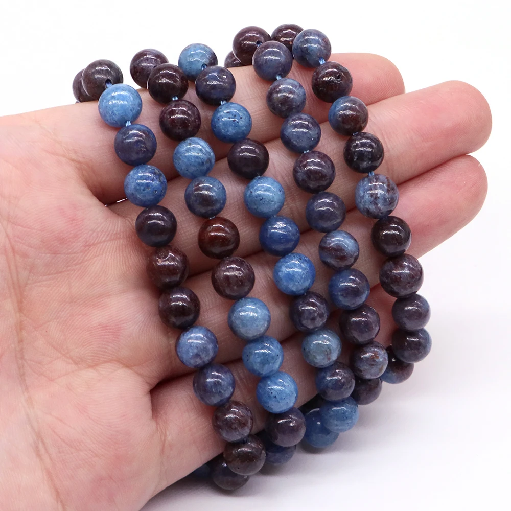 Бусины Из Натурального голубого опала 6/8/10 мм